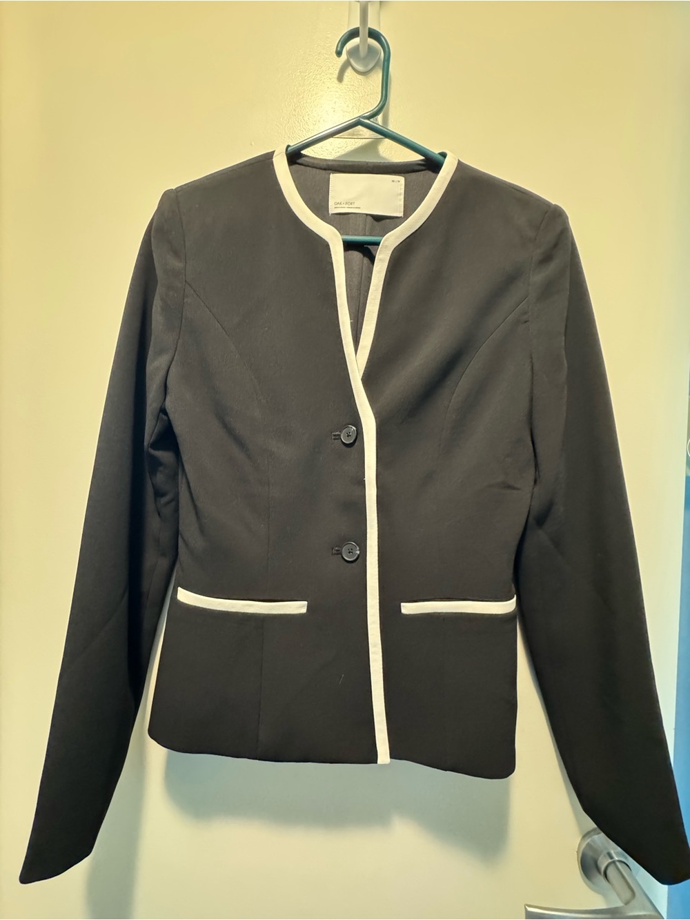 Black Trim Blazer Like New
